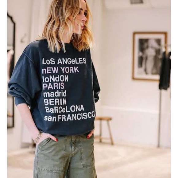 Anine Bing City Love Sweatshirt - Picture 3 of 11